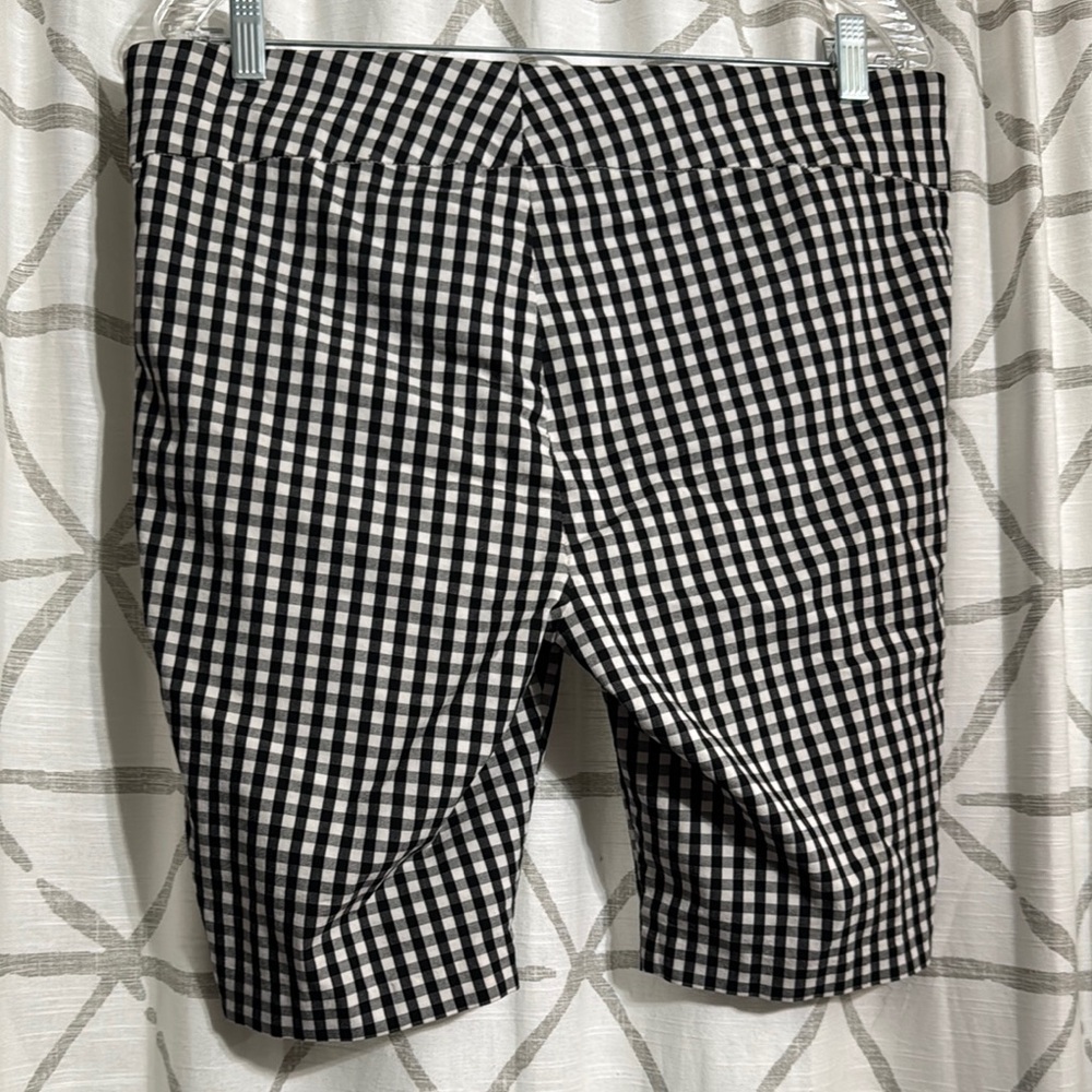 Rafaella Black and White Gingham Pants - Picture 4 of 6